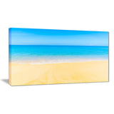calm blue sea and sky seascape photo canvas print PT8620