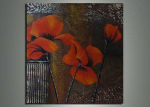 Single Panel Floral Painting 141s - 32x16in