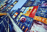 Textured New York Painting - 40x30in