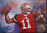 National Football Oil Painting 40x30in