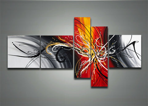 Contemporary Modern Abstract Art 1164 - 66x32in