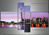 Toronto Cityscape Wall Art - 64 x 33in